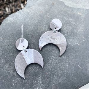 Polymer Clay Statement Earrings